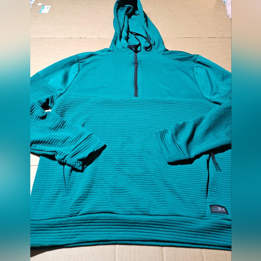 MSX By‎ Michael Strahan Hoodie Sweatshirt Pullover 1/4 Zip Mens Medium